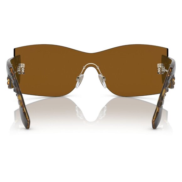 Burberry Sunglasses Bella BE3137 110963 Brown Rimless Shield Sporty NEW - Picture 5 of 15